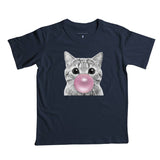 Camiseta Infantil Bubble Kitty