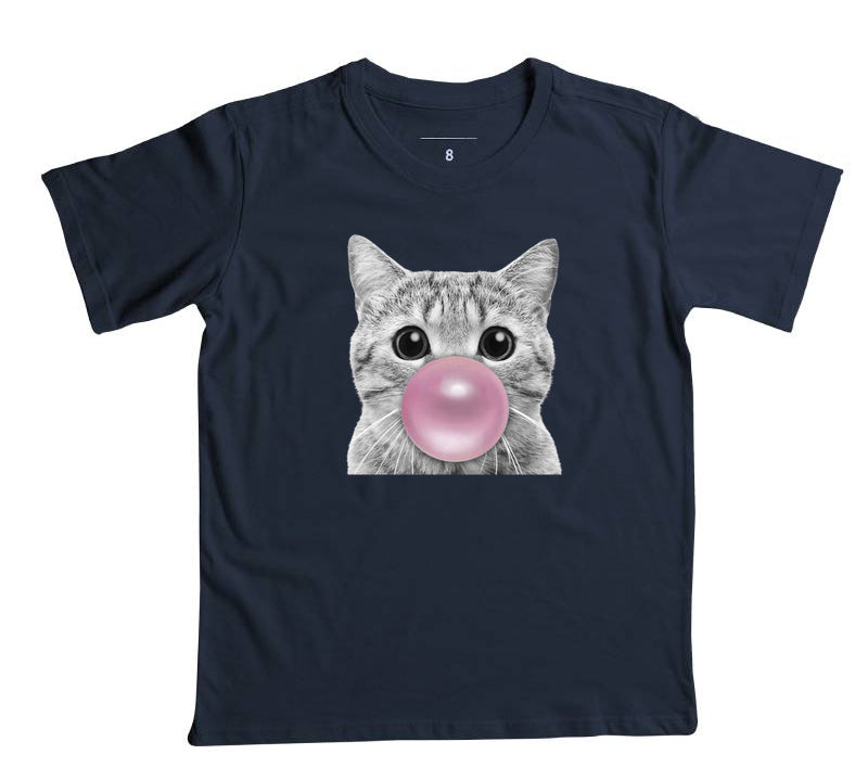Camiseta Infantil Bubble Kitty