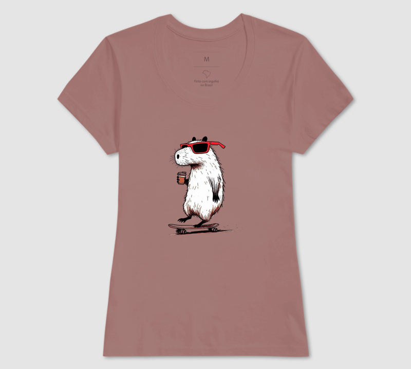 Camiseta Skate Capivara