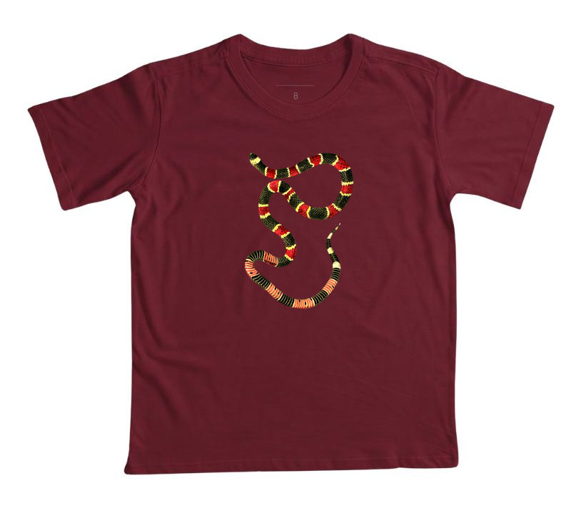 Camiseta Infantil Cobra Coral