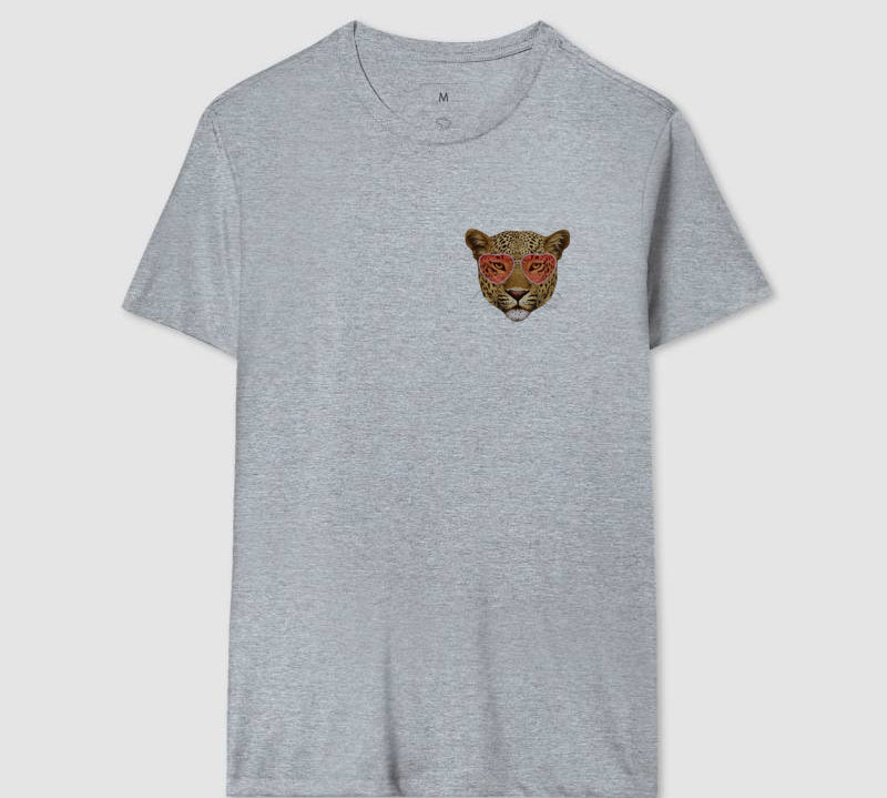 Camiseta Leopardo Con Gafas