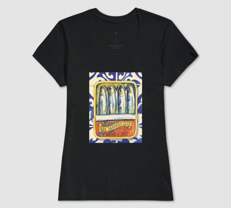 Camiseta Sardines à L'Huile