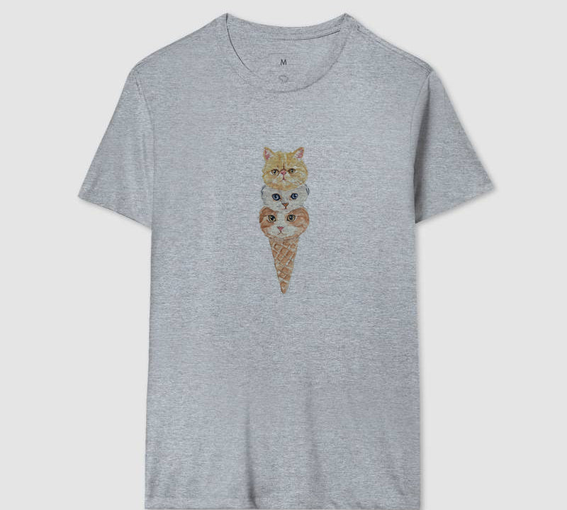 Camiseta Kitty Cream