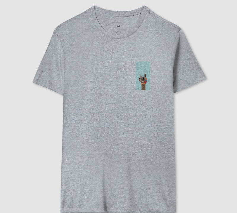 Camiseta Lhama Que Eu Vou