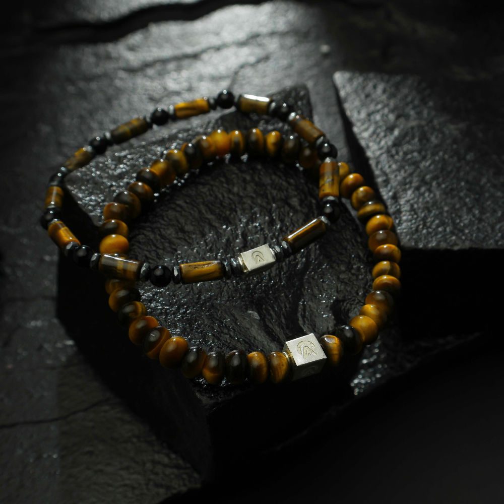 Olho de Tigre Pulseira Masculina