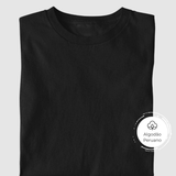 Camiseta Básica Algodão Peruano Preta