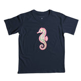 Camiseta Infantil Jardim Marinho