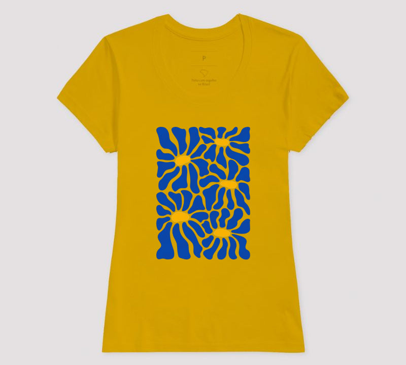 Camiseta Primavera Azul