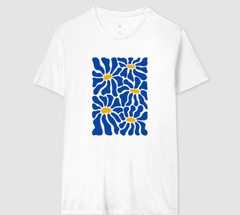 Camiseta Primavera Azul