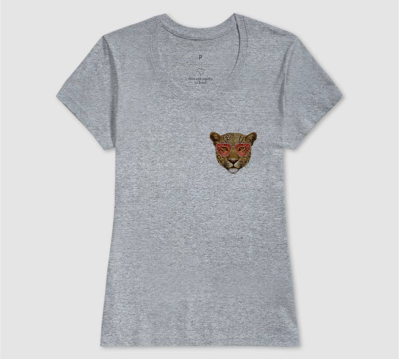 Camiseta Leopardo Con Gafas