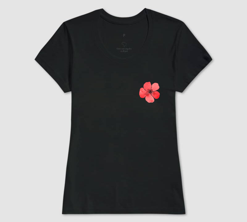 Camiseta Red Flower