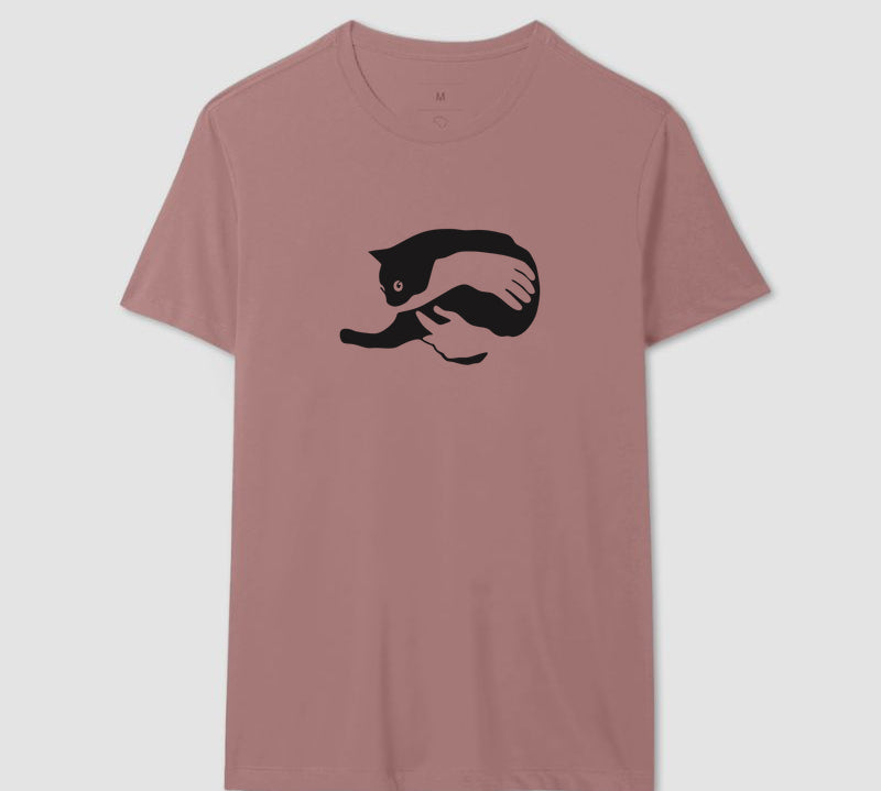 Camiseta Abraço Felino