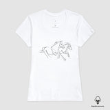 Camiseta Cavalos | Algodão Peruano |