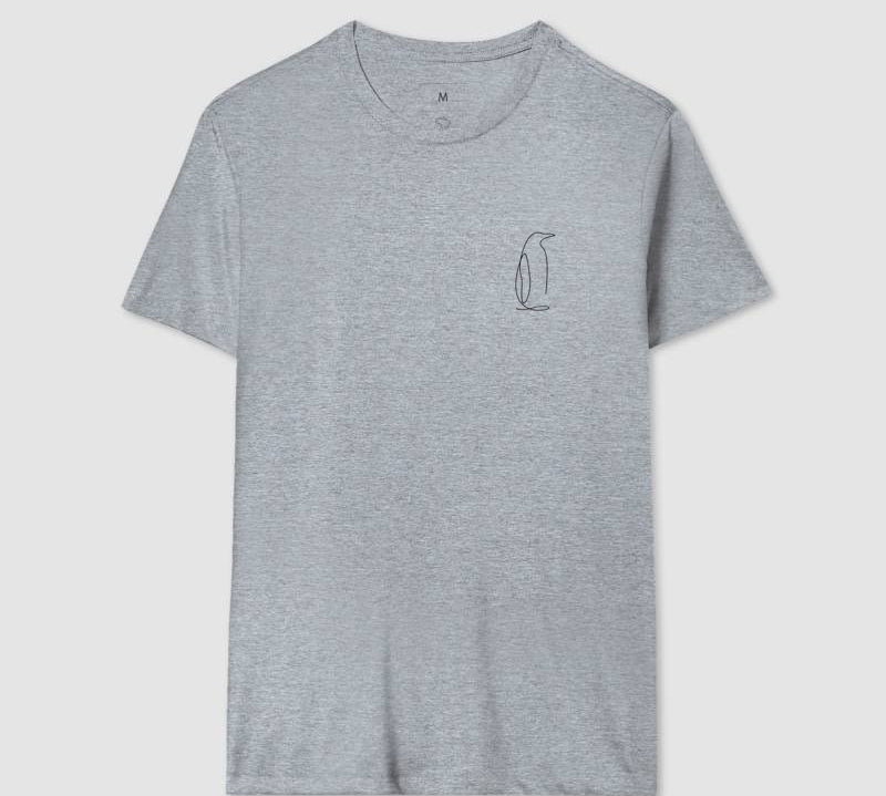 Camiseta Pinguim Single Line