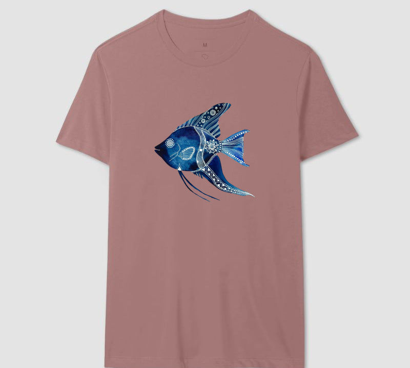 Camiseta Peixe Azul