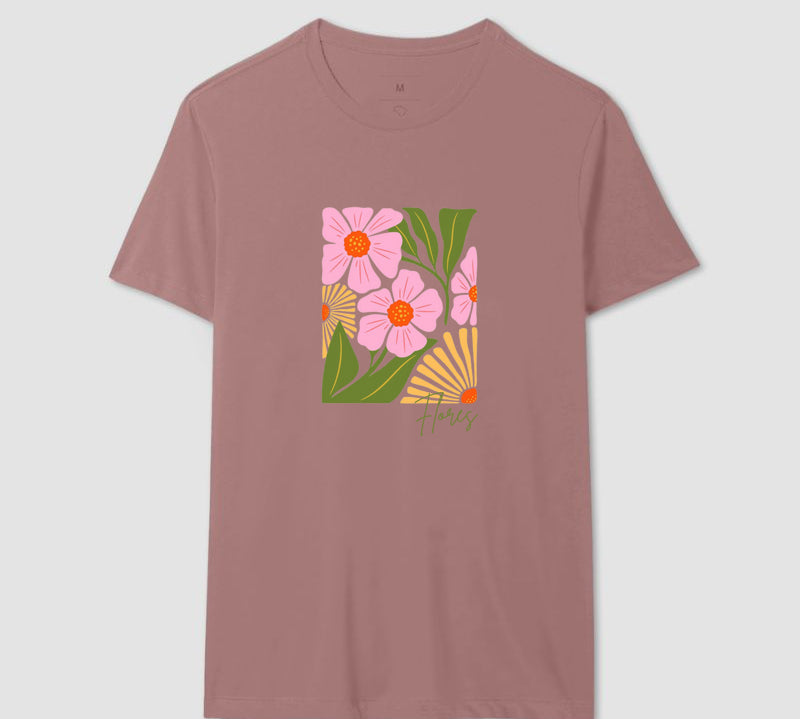 Camiseta Flores