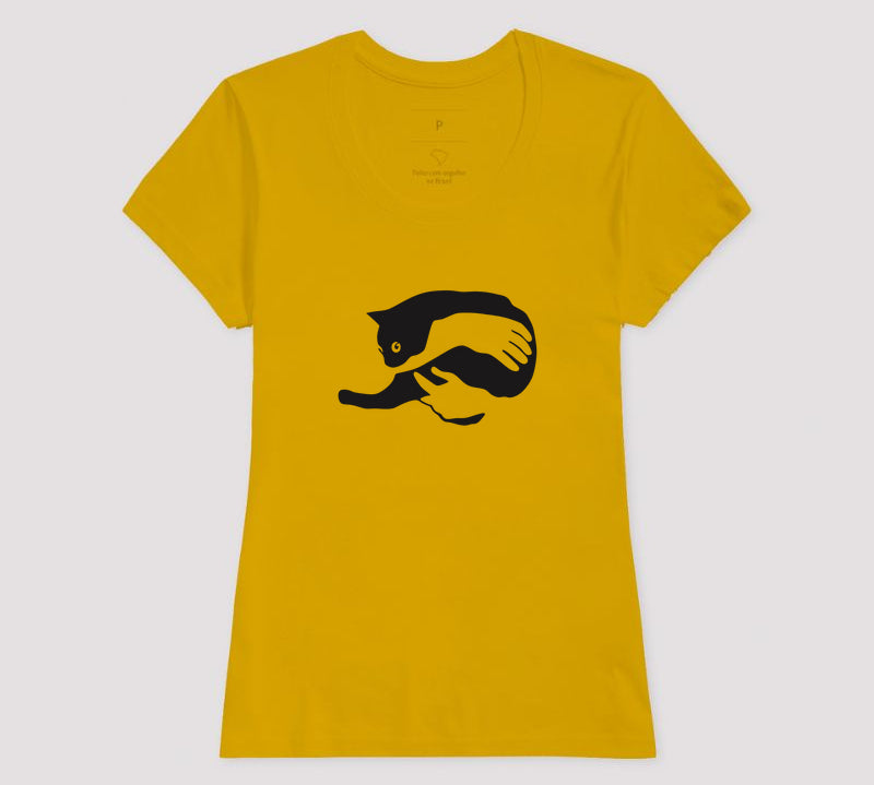 Camiseta Abraço Felino
