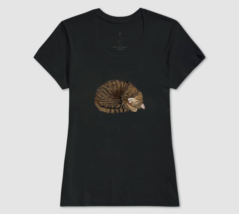 Camiseta Gato Dorminhoco