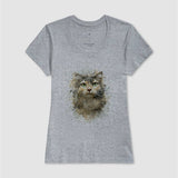 Camiseta Aquarela Gato
