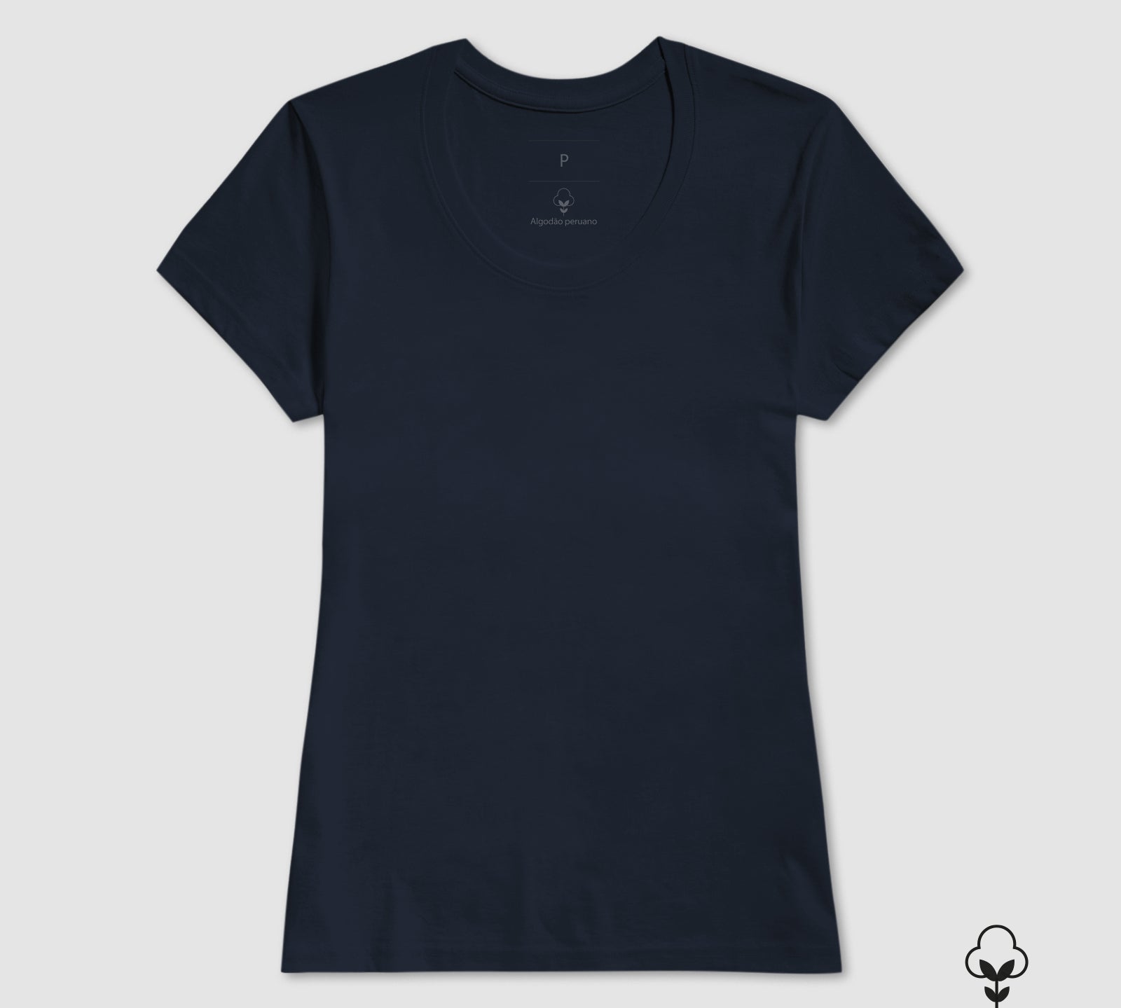 Camiseta Básica Algodão Peruano Branca