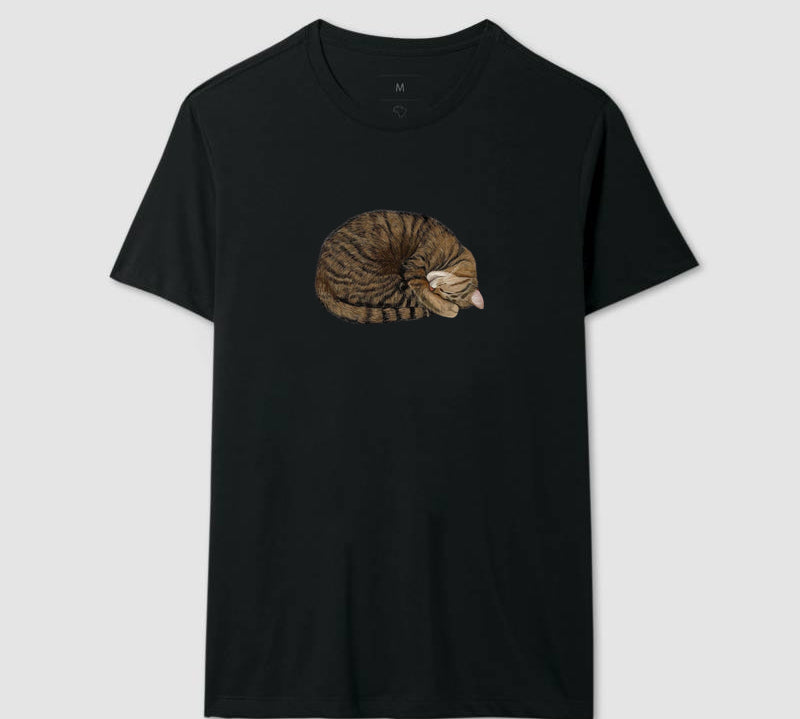 Camiseta Gato Dorminhoco