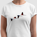 Camiseta Araras Vermelhas