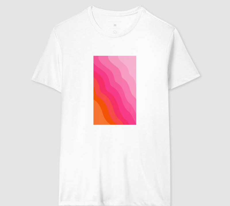 Camiseta Pink Waves