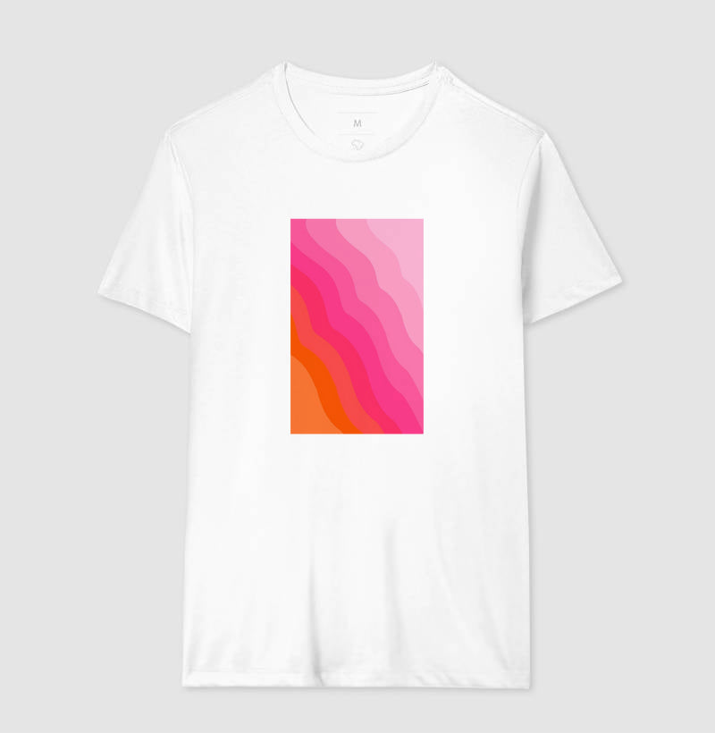 Camiseta Pink Waves