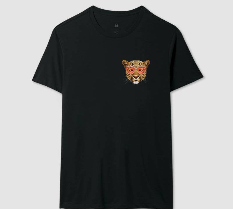 Camiseta Leopardo Con Gafas