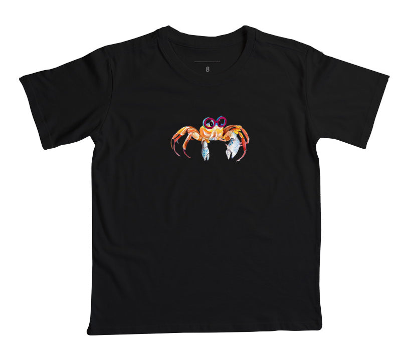Camiseta Infantil Nerdy Crab