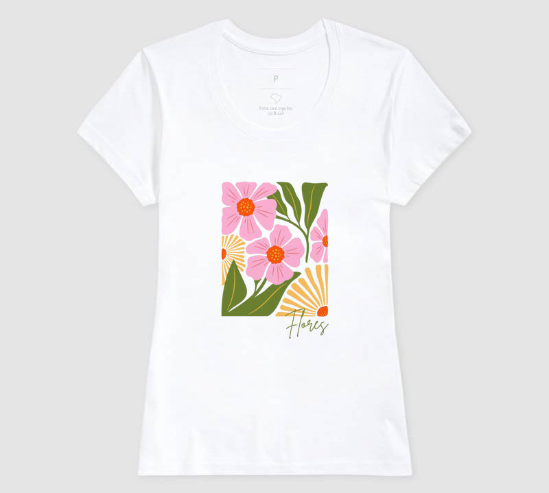 Camiseta Flores