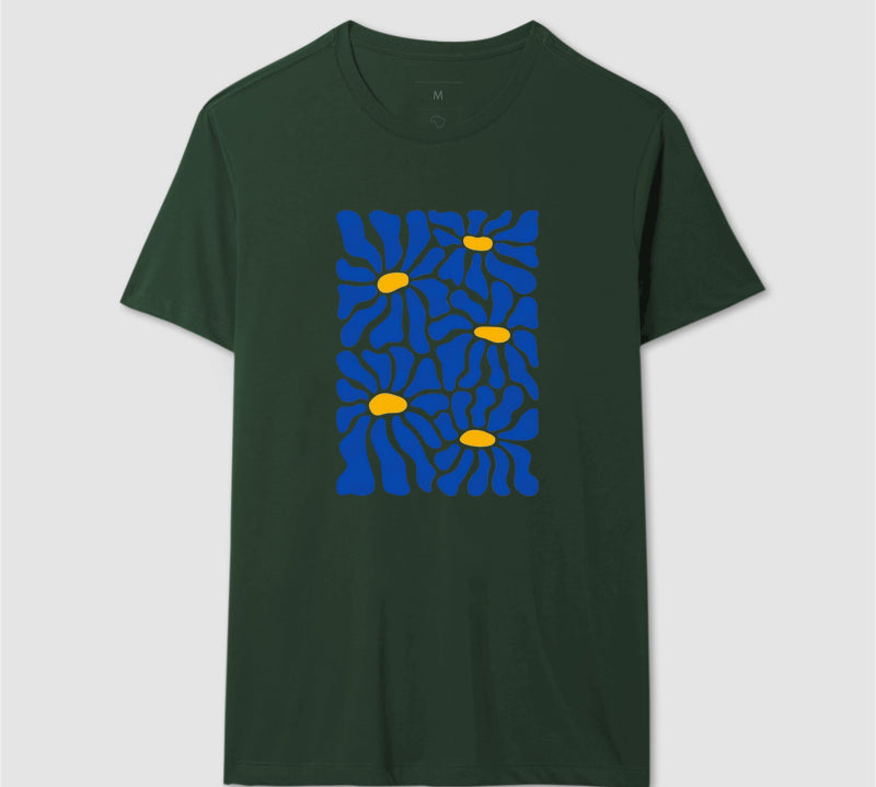 Camiseta Primavera Azul
