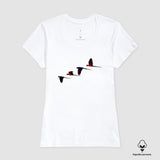 Camiseta Araras Vermelhas | Algodão Peruano |