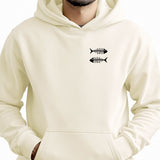 Hoodie Minimal Fishbone