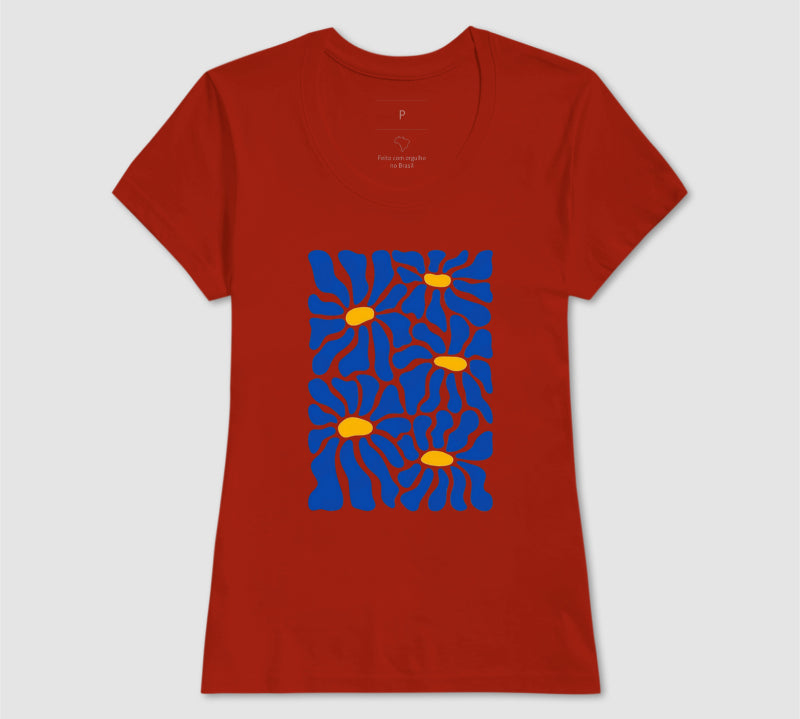 Camiseta Primavera Azul