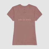 Camiseta Pés Na Areia