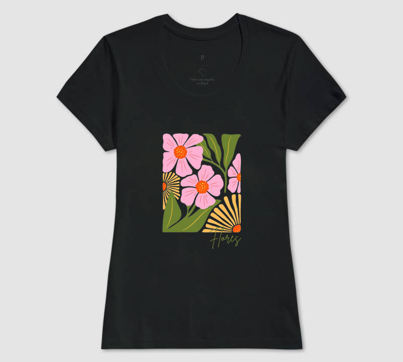 Camiseta Flores