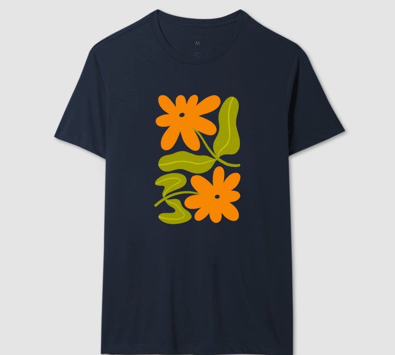Camiseta Orange Bloom
