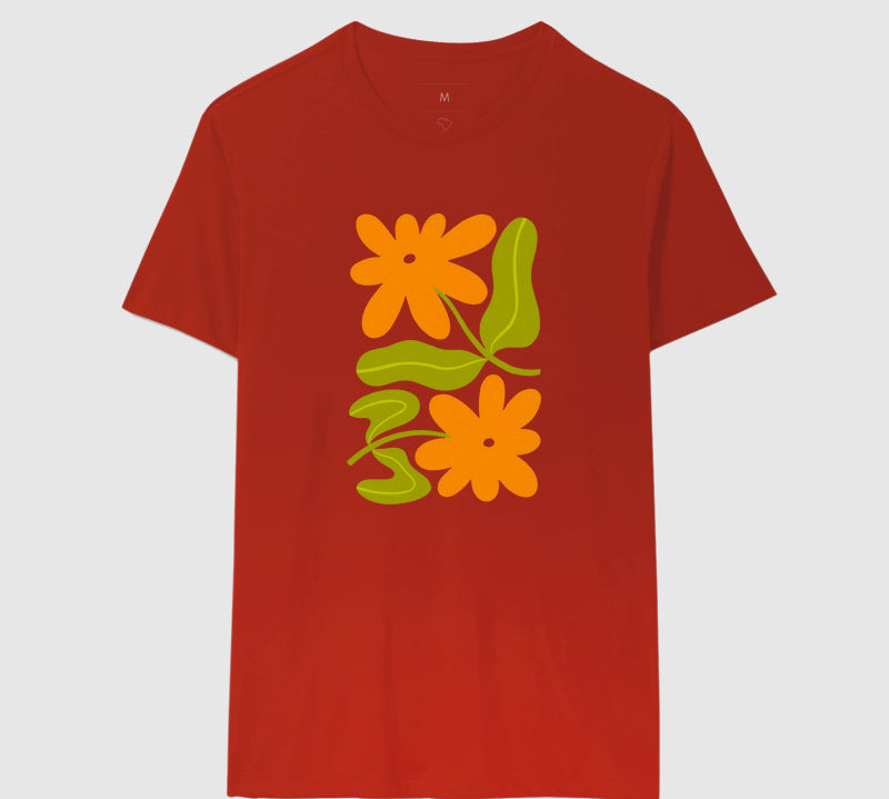 Camiseta Orange Bloom