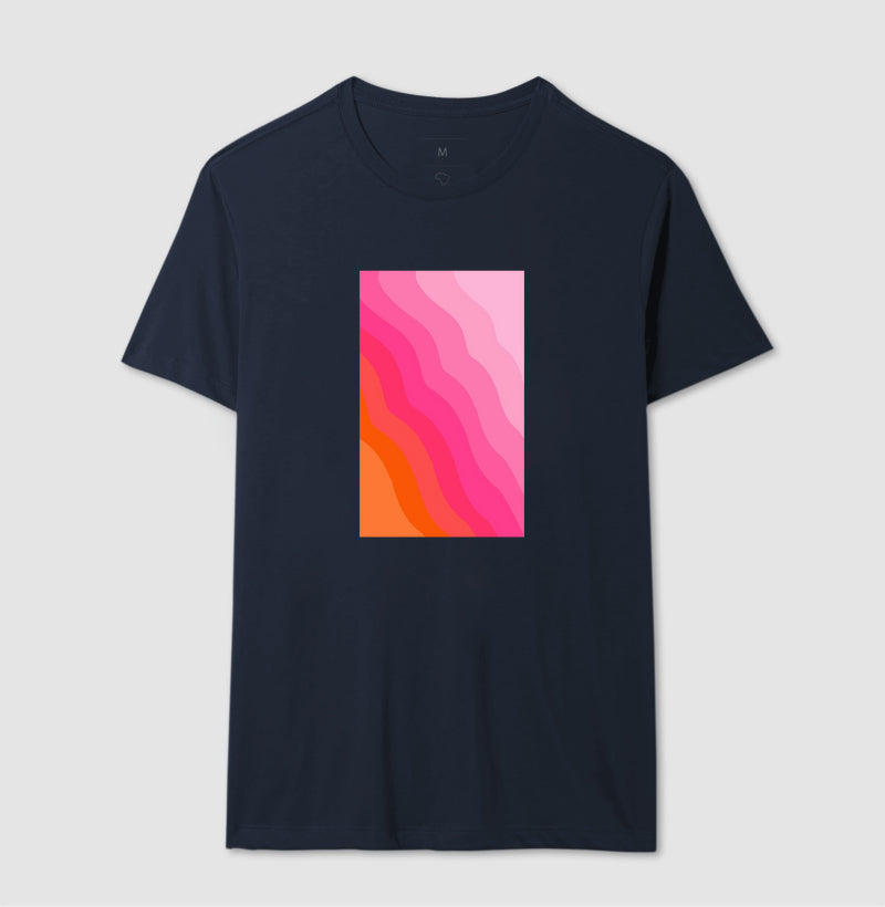 Camiseta Pink Waves