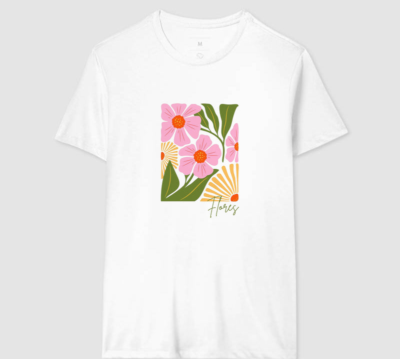 Camiseta Flores