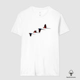 Camiseta Araras Vermelhas | Algodão Peruano |