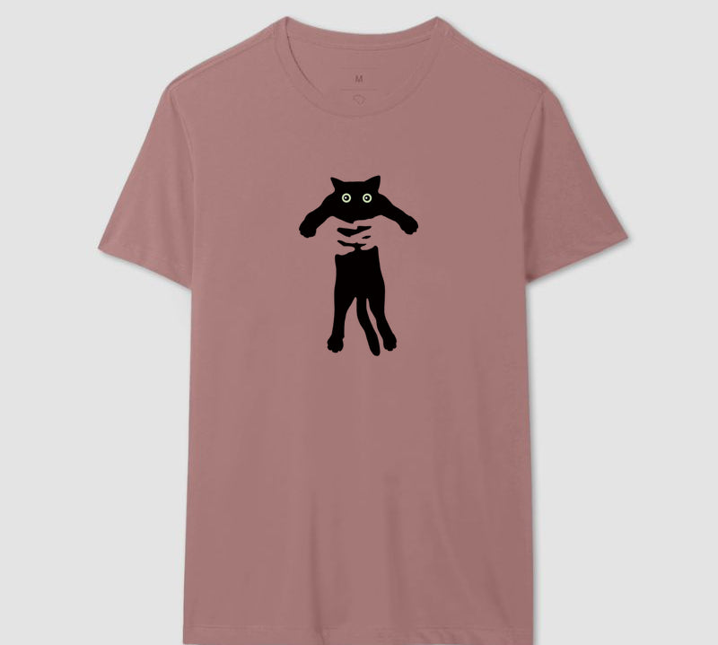 Camiseta Gato No Colo