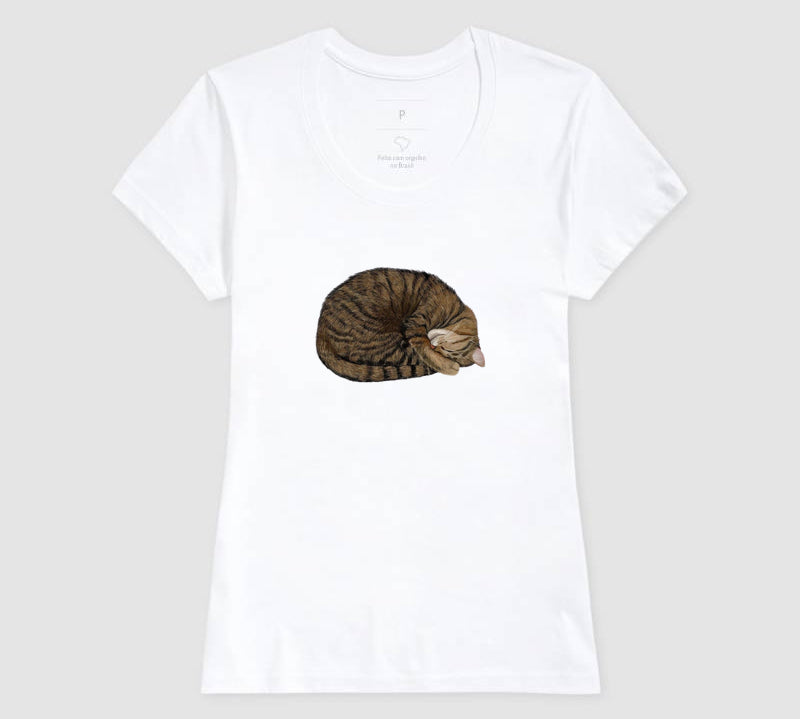 Camiseta Gato Dorminhoco