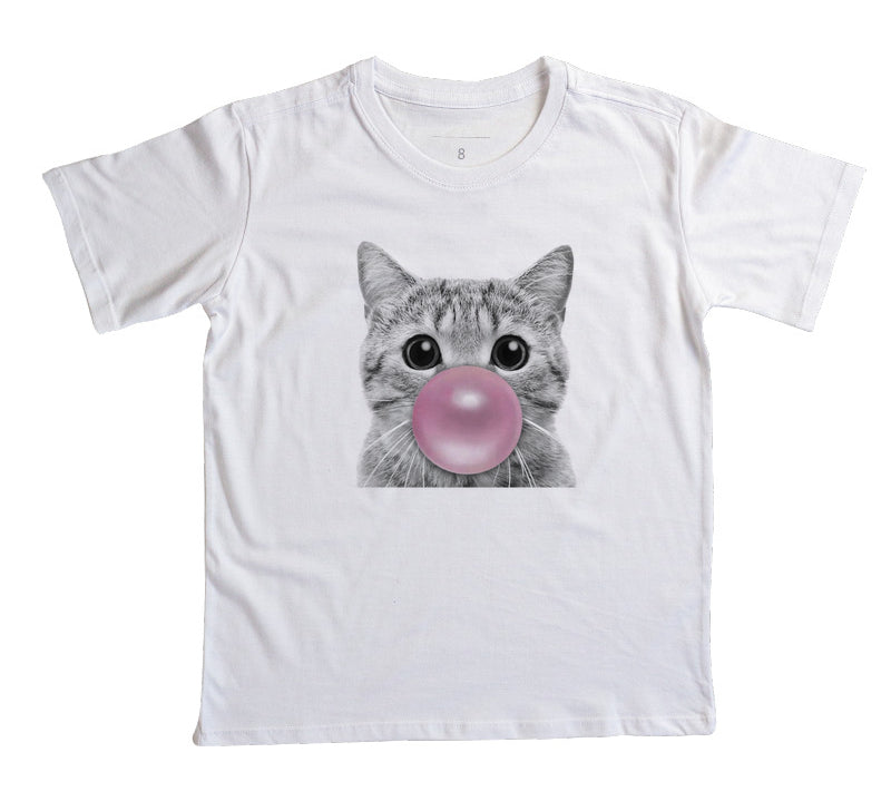 Camiseta Infantil Bubble Kitty