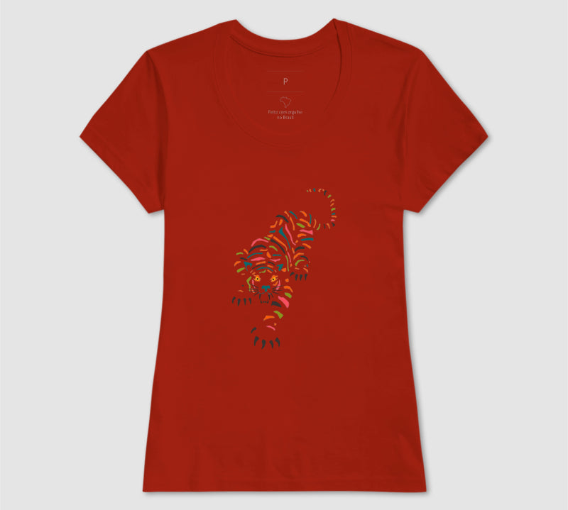 Camiseta Tigre Tropical