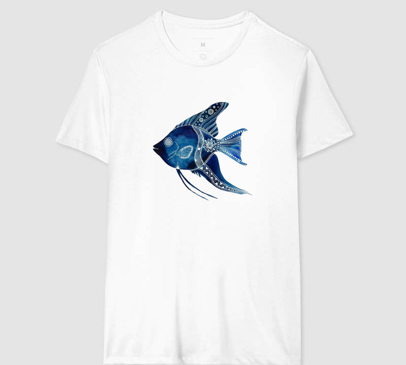 Camiseta Peixe Azul