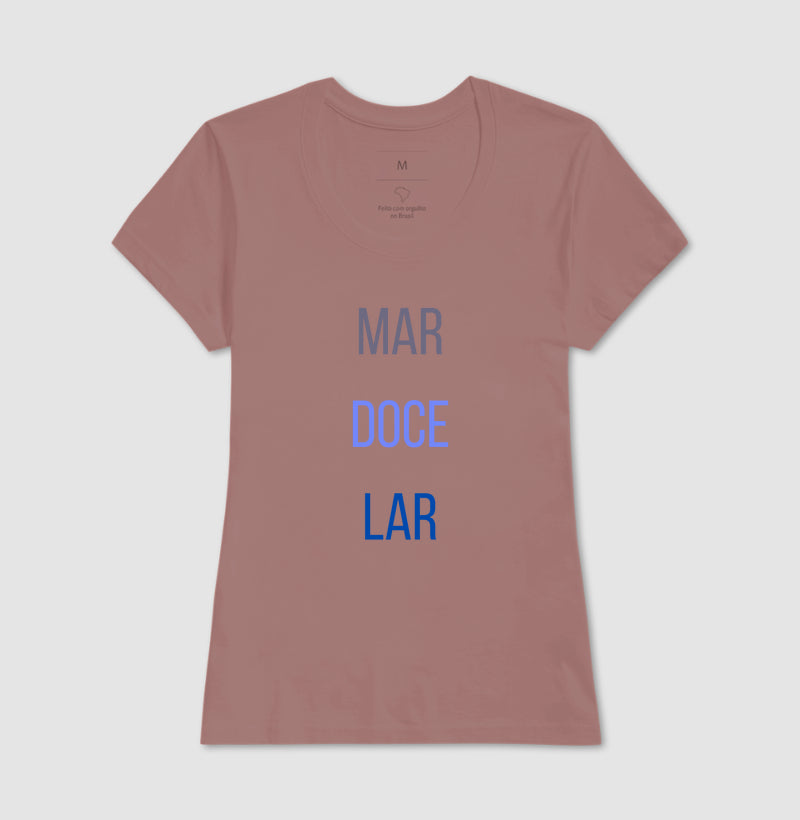 Camiseta Mar Doce Lar