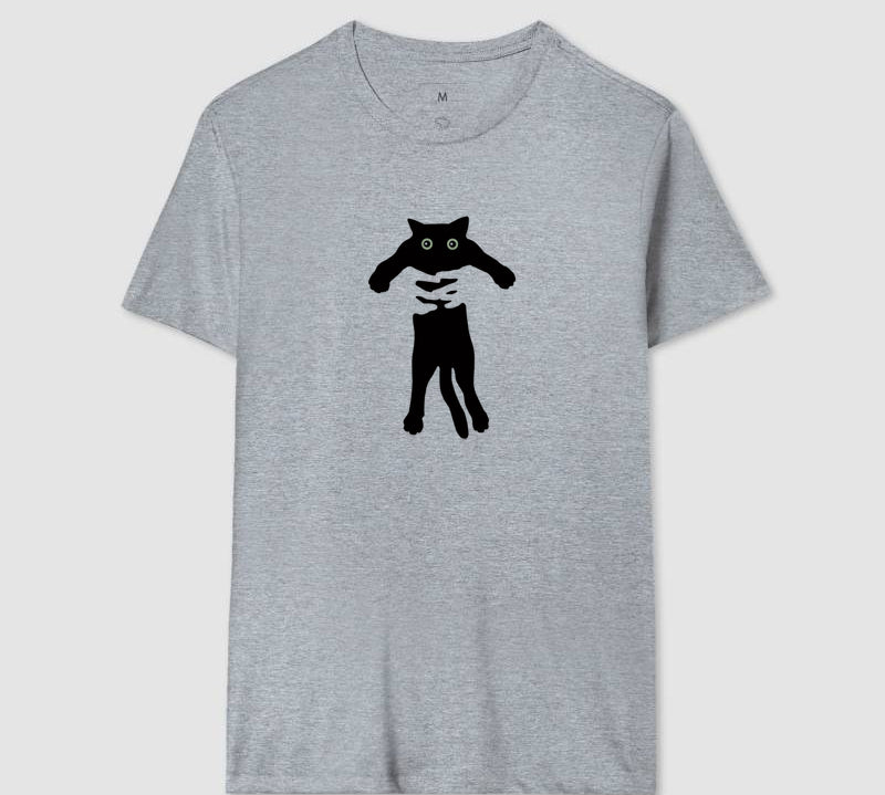 Camiseta Gato No Colo