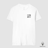 Camiseta Minimal Fishbone | Algodão Peruano |